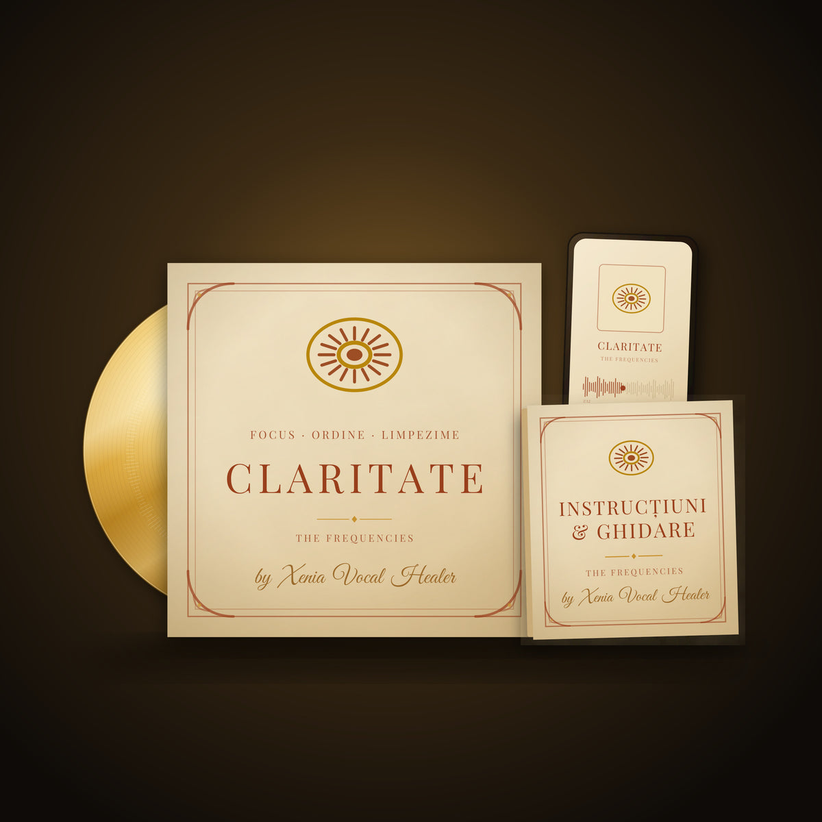 Frecvența pentru Claritate Mentală — ce primești: fișierul audio pe telefon, coperta și instrucțiunile
