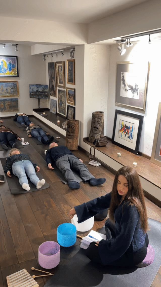 Xenia cu bolurile de cristal
