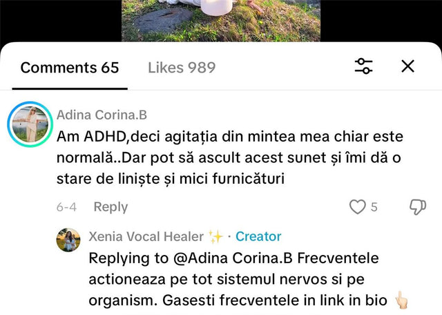 Mesaj primit de la o clientă